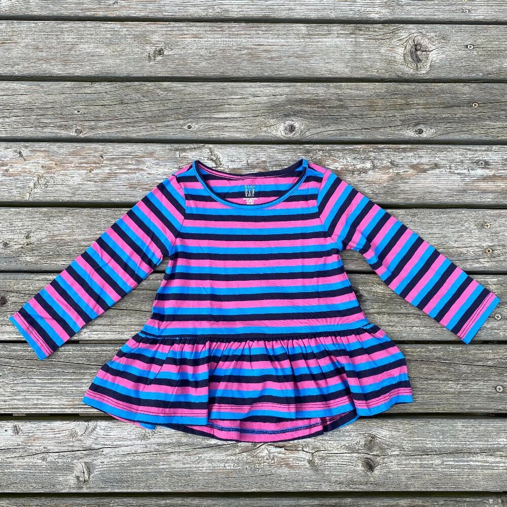 babyGap Long Sleeve Cotton Top for Toddler Girls